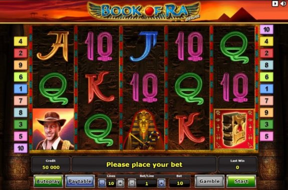 Book Of Ra Deluxe Slot Games