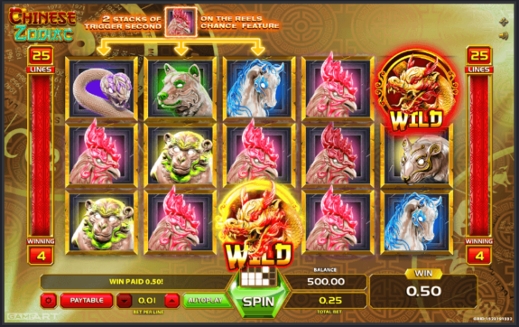 Chinese zodiac gameart casino slots kick demo keno