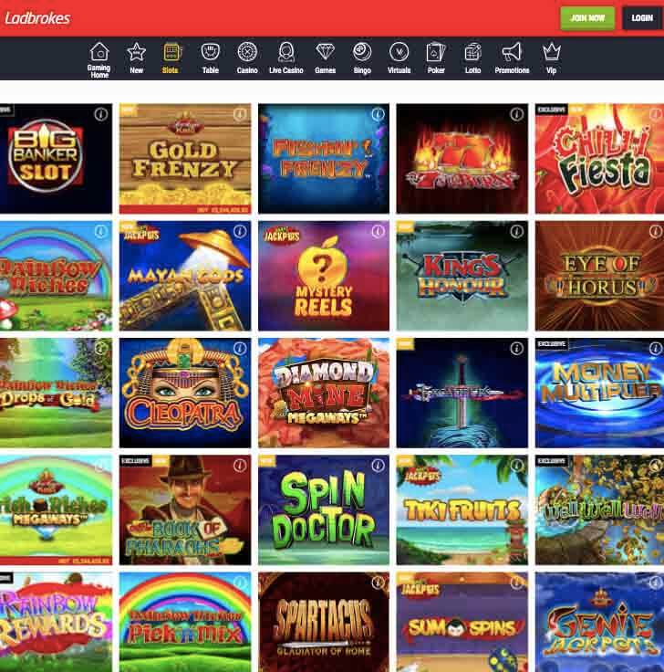 Slots Games Casino Ladbrokes